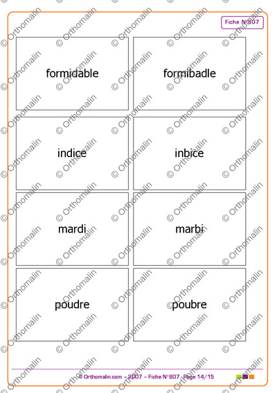 Page 14 de la fiche