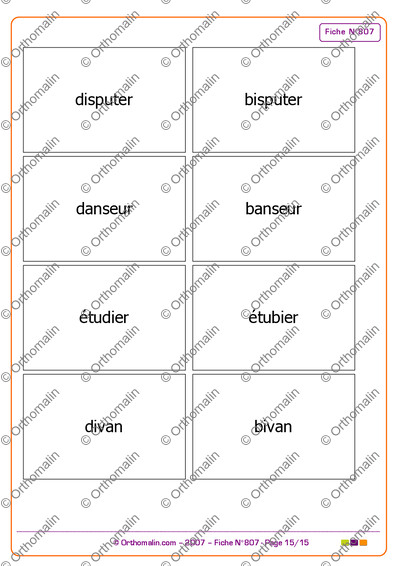 Page 15 de la fiche