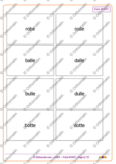 Page 3 de la fiche
