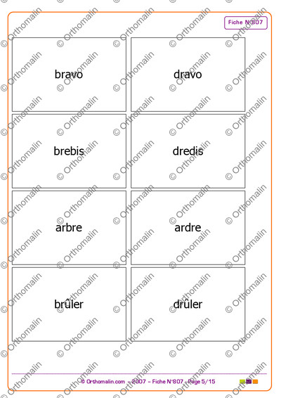 Page 5 de la fiche