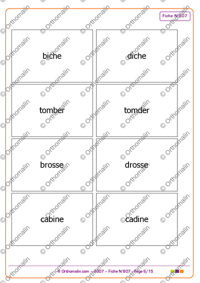 Page 6 de la fiche