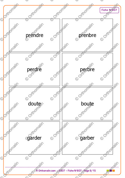 Page 9 de la fiche