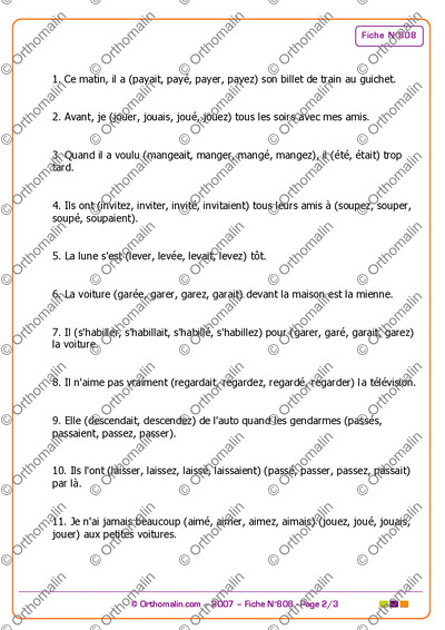 Page 2 de la fiche