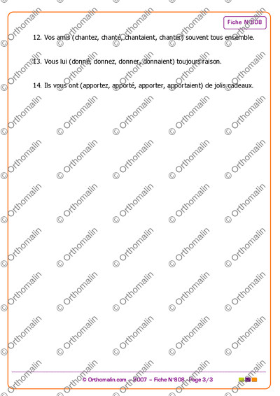 Page 3 de la fiche