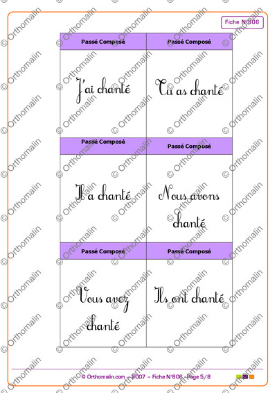 Page 5 de la fiche