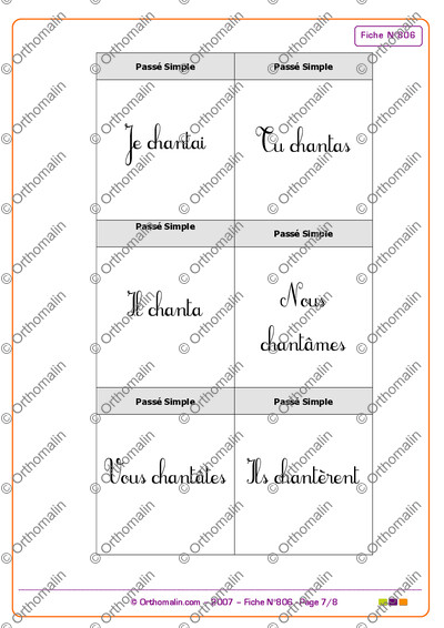 Page 7 de la fiche
