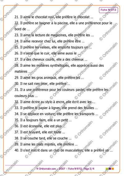 Page 3 de la fiche