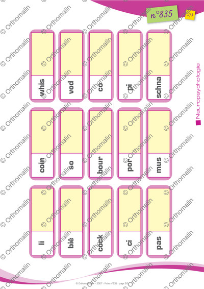 Page 3 de la fiche