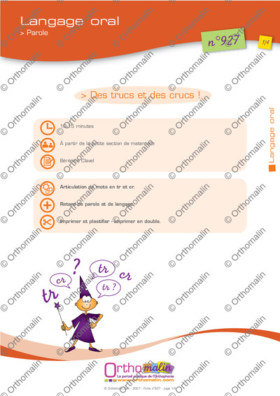 Page 1 de la fiche