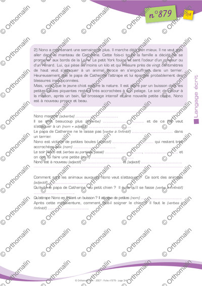 Page 3 de la fiche