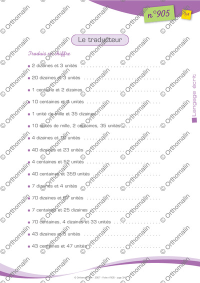 Page 3 de la fiche