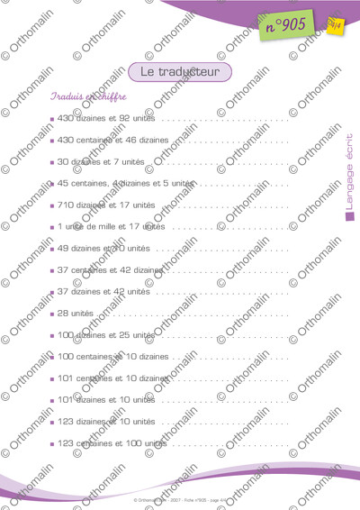Page 4 de la fiche