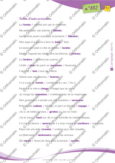 Page 4 de la fiche