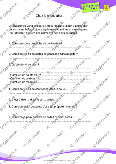 Page 2 de la fiche