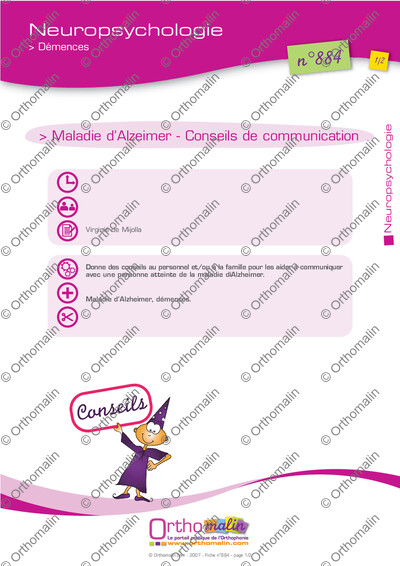 Page 1 de la fiche