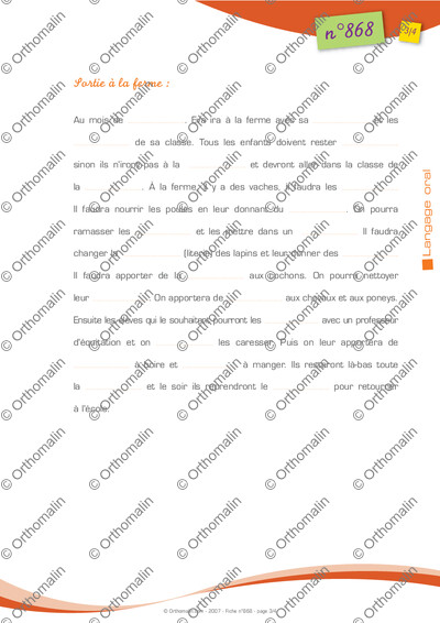 Page 3 de la fiche
