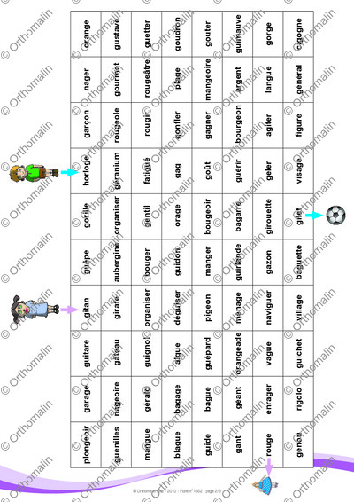 Page 2 de la fiche