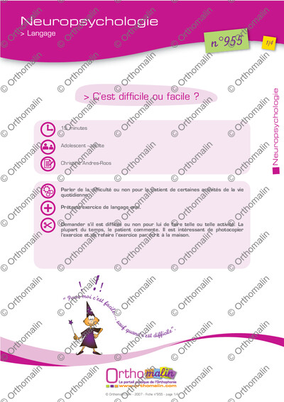Page 1 de la fiche
