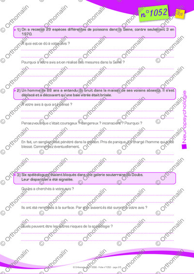 Page 2 de la fiche