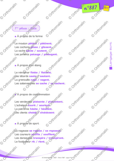 Page 4 de la fiche
