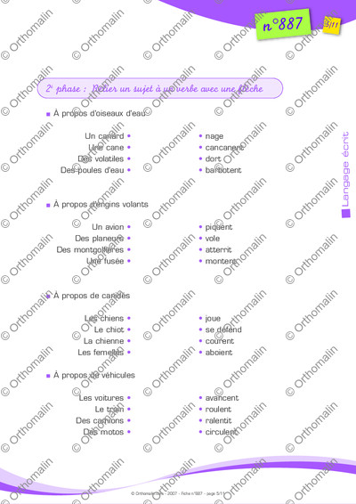 Page 5 de la fiche