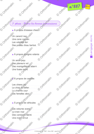 Page 8 de la fiche