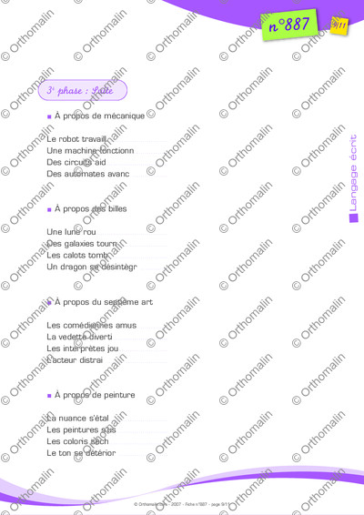 Page 9 de la fiche