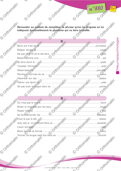 Page 2 de la fiche