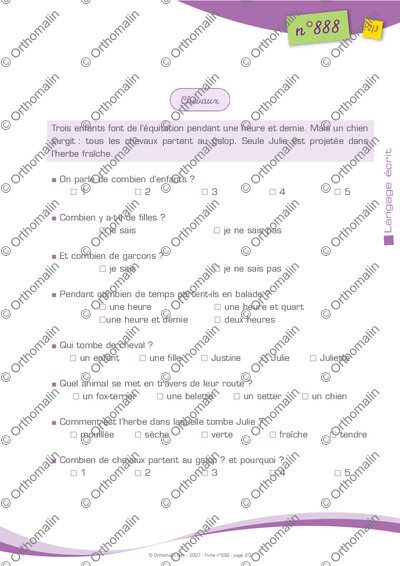 Page 2 de la fiche