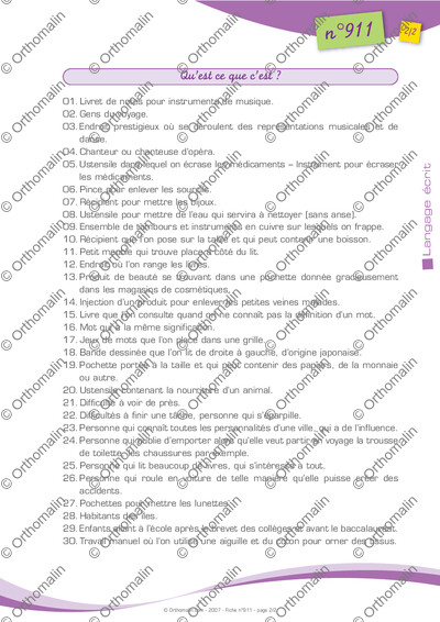 Page 2 de la fiche