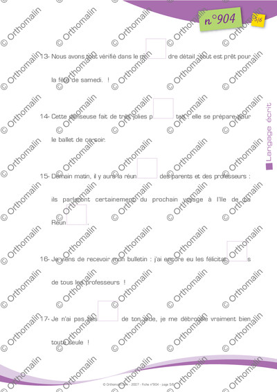 Page 5 de la fiche