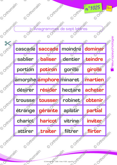 Page 8 de la fiche