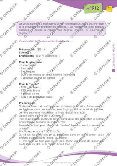 Page 2 de la fiche