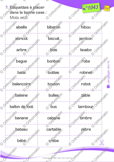 Page 3 de la fiche