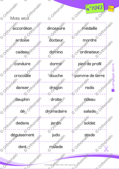 Page 4 de la fiche