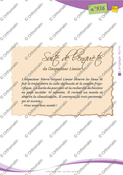 Page 8 de la fiche
