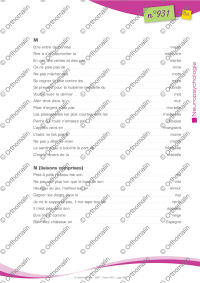 Page 3 de la fiche