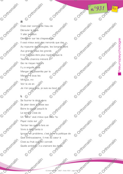 Page 4 de la fiche
