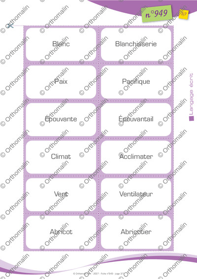 Page 3 de la fiche
