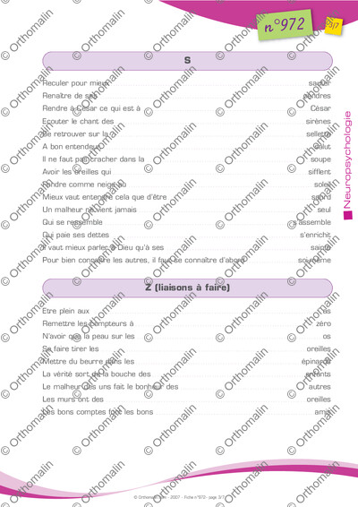 Page 3 de la fiche