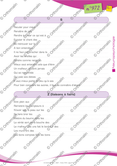 Page 6 de la fiche