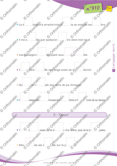 Page 5 de la fiche