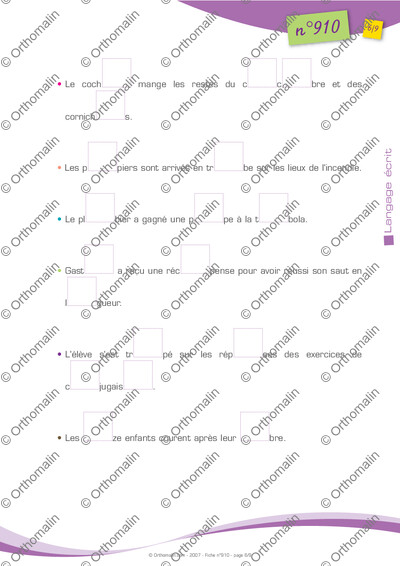 Page 6 de la fiche
