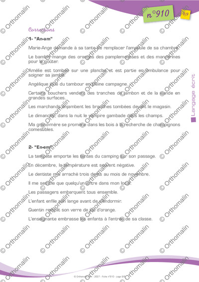 Page 8 de la fiche