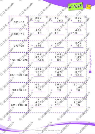 Page 7 de la fiche