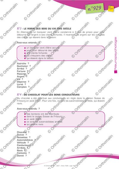 Page 3 de la fiche