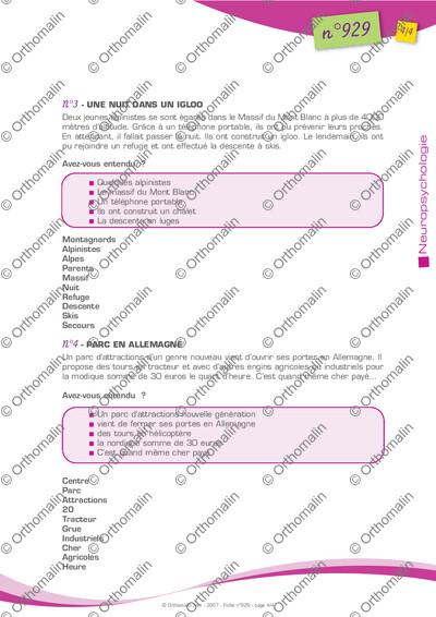 Page 4 de la fiche