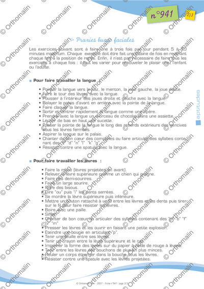 Page 2 de la fiche