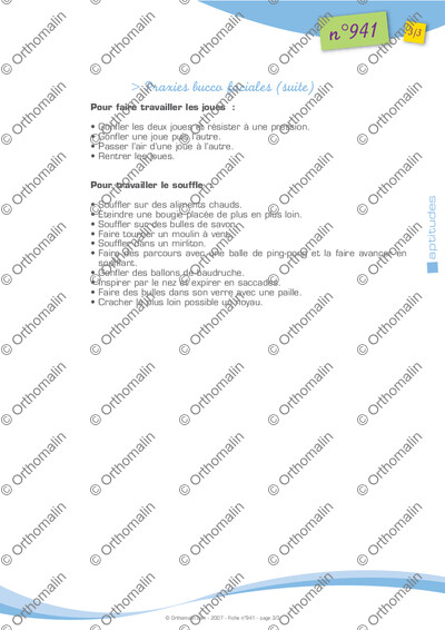 Page 3 de la fiche