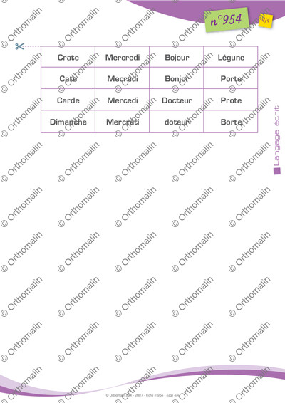 Page 4 de la fiche